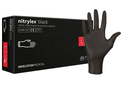 Mercator Medical Nitrylex Black r. L 100 sztuk
