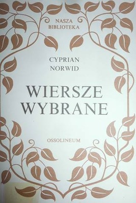 Wiersze wybrane - Cyprian Norwid