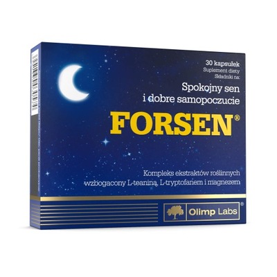 Olimp Forsen na spanie spokojny sen 30 kaps. DW: 14.04.2024