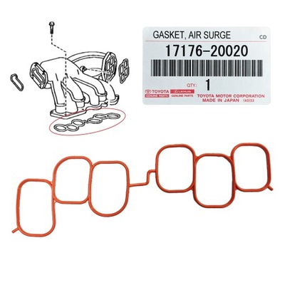 Прокладка коллектор впускной lexus rx330 rx400h 1mz-fe 3mz-fe оригинальный номер toyota фото №1