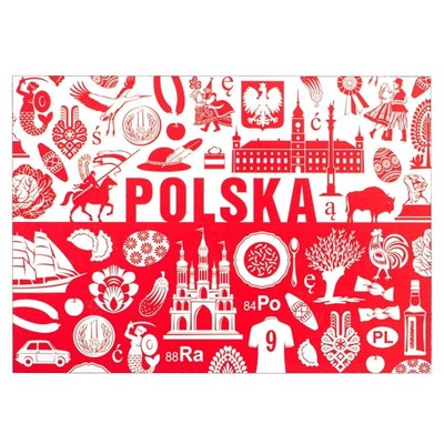 POCZTÓWKA - POLSKA SYMBOLE FOLKSTAR