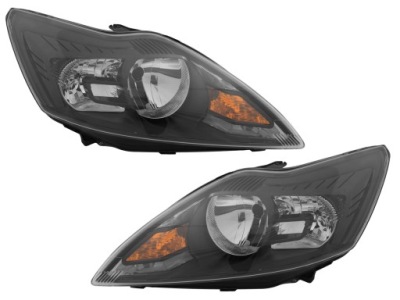Фара лампа czarna ford focus ii mk 2 lift 08- фото №1