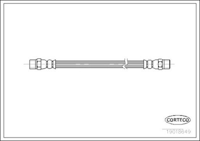 CORTECO FIL DE FREIN ÉLASTIQUE 19018649 - milautoparts-fr.ukrlive.com