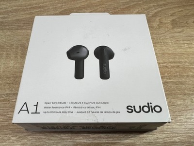 Słuchawki douszne SUDIO A1 In-Ear TWS Black |NOWE|