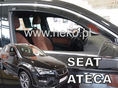 DEFLECTORES VENTANAS SEAT ATECA 5D 2016-.. PARTE DELANTERA HEKO  