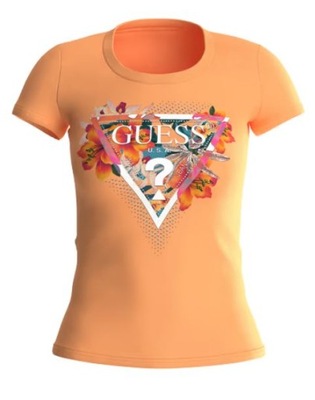 Guess t-shirt W4GI62J1314 G3H5 pomarańczowy XL