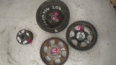 Alfa romeo 156 2,0 ts колесо вала распределительного вала фото №1