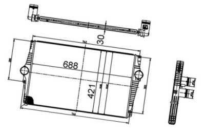 Интеркулер - mahle ci 520 000s фото №1