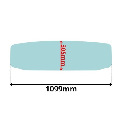 Скло задня перегородкова holenderska transporter vw t5 5181 фото №1