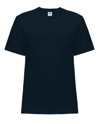 T-SHIRT DZIECIĘCY KOSZULKA JHK GRANAT NAVY 7-8 LAT