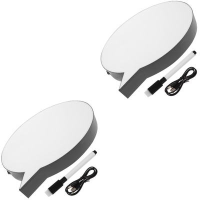 2X PROP POKŁADZIE LED DRY ERASE POKŁADZIE