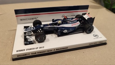 MINICHAMPS WILLIAMS F1 TEAM RENAULT FW34-P.MALDONADO