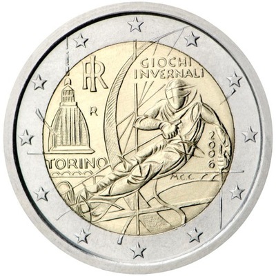 2 euro WŁOCHY Turyn 2006