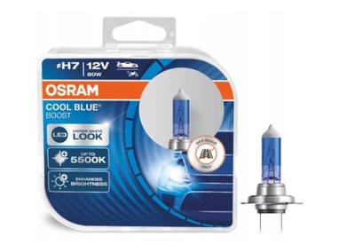 OSRAM LAMPS H7 COOL BLUE BOOST WHITE COLOR ZIMNE  