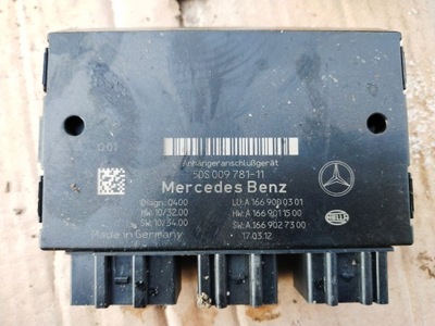 MERCEDES ML W166 MÓDULO UNIDAD DE CONTROL DE BARRA DE REMOLQUE A1669000301  