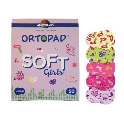 ORTOPAD Girl soft dziewczynka Plastry MEDIUM 50