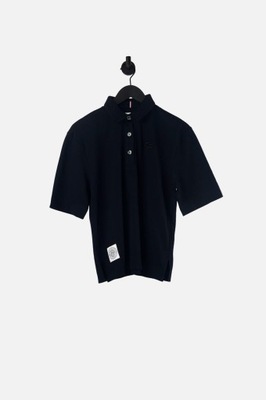 TOMMY HILFIGER GRANATOWA KOSZULKA POLO (S)