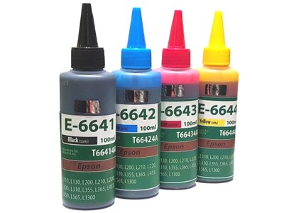 4x TUSZ DO EPSON 664 T6641 T6642 L550 L555 L455