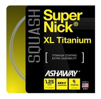 Naciąg do squasha SuperNick XL Titanium - set