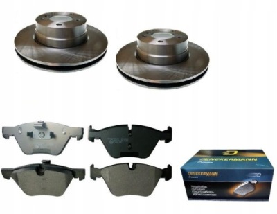 Тормозные колодки тормозные диски bmw 5 e60 e61 перед kpl 310mm фото №1