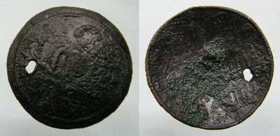 7680. WĘGRY, BELA III (1172-1196) ŚR. OK. 28mm