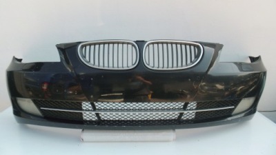 Bmw 5 e60 e61 2003 -10 бампер передній перед омивачі ксенон pdc blackshapire фото №1