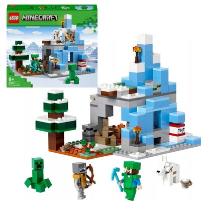 LEGO MINECRAFT OŚNIEZONE SZCZYTY 21243