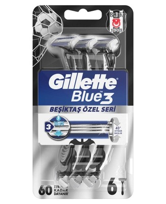 GILLETTE Blue 3 Maszynka do golenia jednorazowa 6 szt.