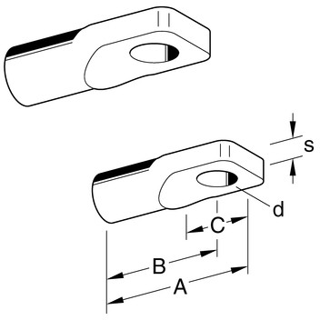 Zawieszka rurowa SCB RH M8