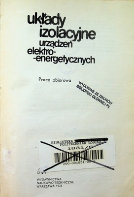 Układy izolacyjne urządzeń elektro