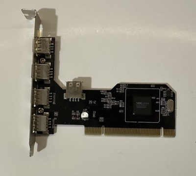 Karta USB 2.0 na PCI 5-portowa NEC