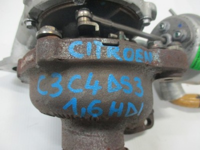 ТУРБИНА CITROEN C3,C4, DS3 1,6 HDI 9686120680-06