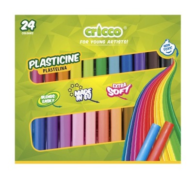 Plastelina 24 kolory - CRICCO CR370K24