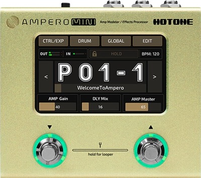 Procesor sygnałowy Hotone Ampero Mini MT Mustard