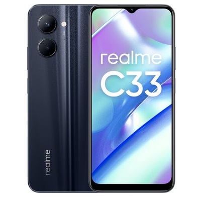 REALME C33 4/64GB CZARNY RMX3624 idealny