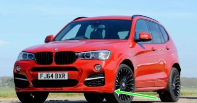 ^ спойлер перед bmw x3 f25 x4 f26 alpina 4110029 фото №1
