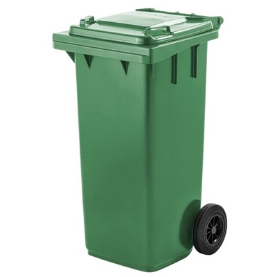 Pojemnik na odpady 120l zielony kosz śmieci WEBER