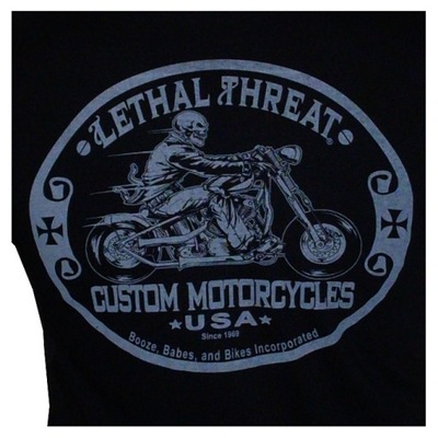 MARŠKINĖLIAI LETHAL THREAT CUSTOM BOBBER MOTOCIKLAS 2XL 