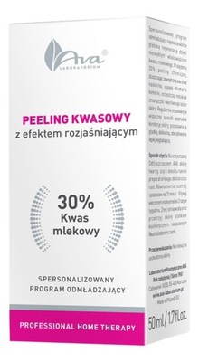 Ava Peeling kwasowy Kwas mlekowy 30%