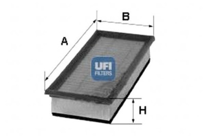Ufi фильтр воздуха audi a3 s3 quattro 8v1 фото №1