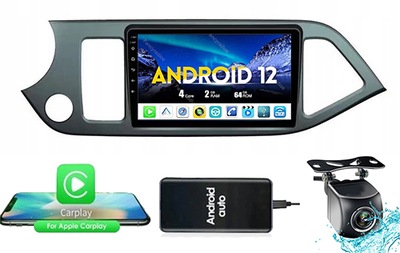 RADIO NAVEGACIÓN GPS KIA PICANTO 2011-2017 2GB 64GB CARPLAY WIFI  