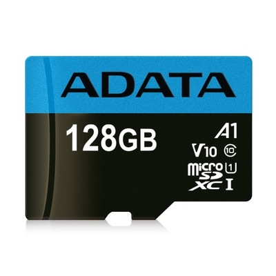 Karta pamięci z adapterem ADATA Premier AUSDX128GUICL10A1-RA1 (128GB; Clas