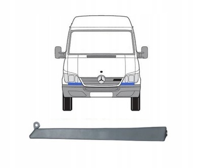 Молдинг pod фарами mercedes benz sprinter 03.00-- фото №1