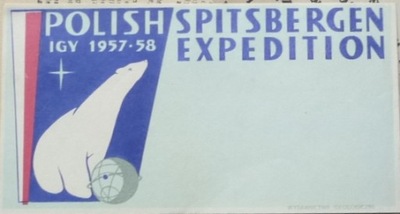 POLISH SPITSBERGEN EXPEDITION – IGY – 1957-58 – NAKLEJKA