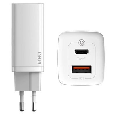 BASEUS ŁADOWARKA SIECIOWA USB C 65W GAN