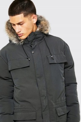 Boohoo NG2 krn KURTKA PARKA KAPTUR XXL