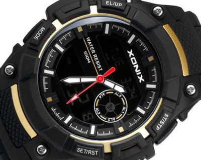 Zegarek Damski XONIX Duży Wielofunkcyjny Sportowy