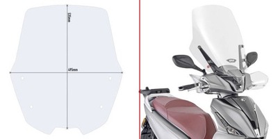 KAPPA VENTANAS KD6113ST KYMCO PEOPLE S125 150 200 2020-2023  