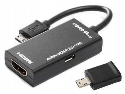 Adapter Kabel MHL Micro USB HDMI do SAMSUNG 11pin