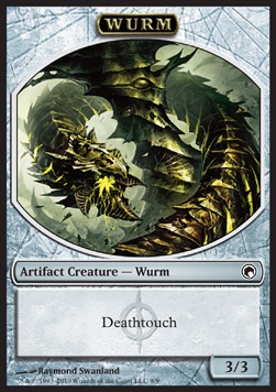 Wurm Token (Artifact 3/3 Deathtouch) - SOM